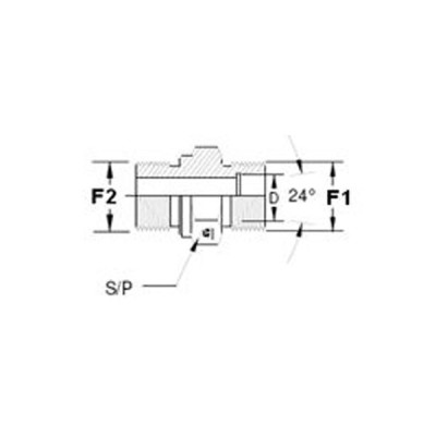 Union mâle cylindrique
