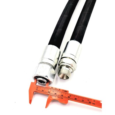 Flexible équipée embouts serti DKOS série lourde