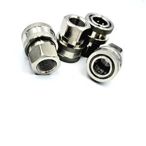 Coupleur rapide femelle filetage femelle BSP vide lavage inoxydable