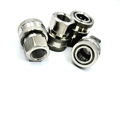 Coupleur rapide femelle filetage femelle BSP vide lavage inoxydable