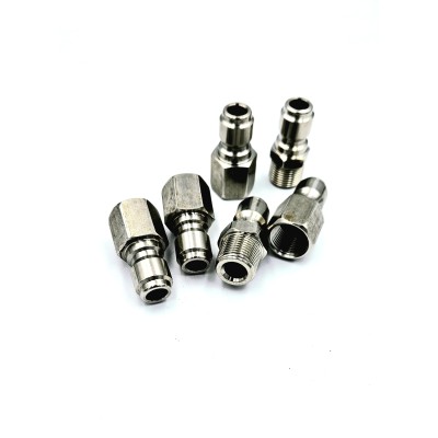 Coupleur rapide mâle filetage femelle BSP vide lavage inoxydable