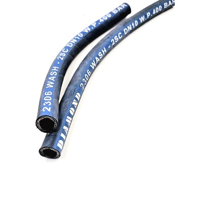 Tuyau de lavage haute pression super abrasif 2SC Bleu lisse