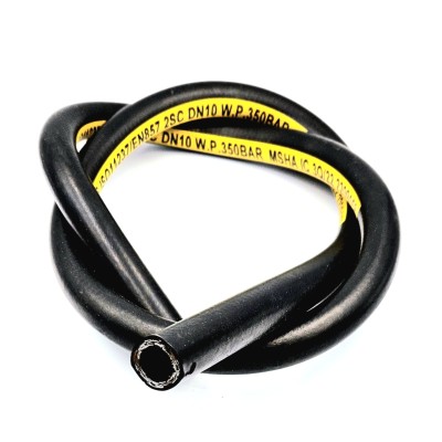 Tuyau de lavage pour nettoyage haute pression 2SC Noir lisse