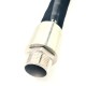 Tuyau refoulement vapeur EPDM équipé embouts Inoxydable170°C