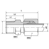 Lot De 5 Raccords Graisseurs Droit 1/2 BSPP Mâle - Laiton, Pour Système De Lubrification, Filetage 1/2 Pouce