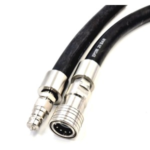 Tuyau refoulement EPDM équipé coupleurs Inoxydable