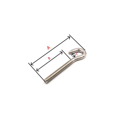 Crochet vis ouvert acier inoxydable 304