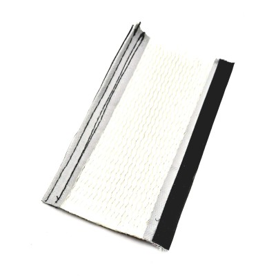 Gaine protection anti feu silicone rouge fibre de verre VELCRO