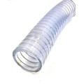 Tuyau aspiration refoulement PVC spire métal translucide