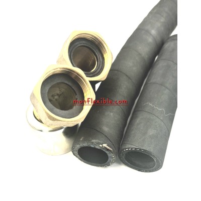 Flexible équipé aspiration refoulement carburant 10 bars