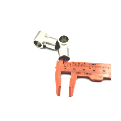 Raccord banjo taraudé femelle laiton nickelé basse pression pneumatique