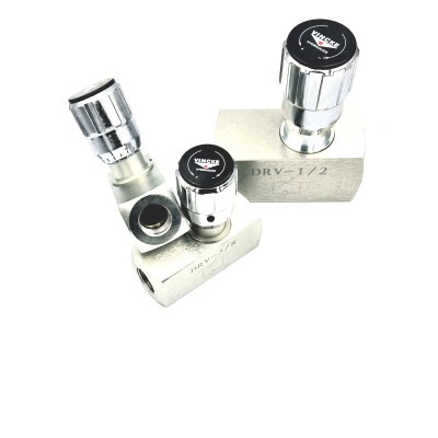 Limiteur de débit unidirectionnel régulateur hydraulique en acier