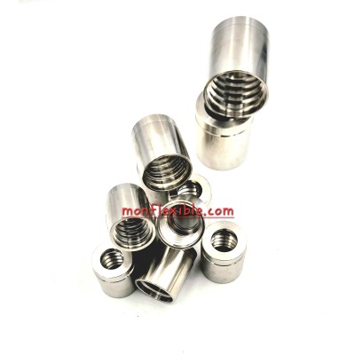 Jupe à sertir pour tuyau 1SN 2SN 2SC R16 sans dénudage inoxydable