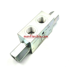 Clapet anti-retour piloté pour vérin double effet simple