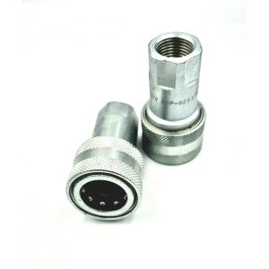 Coupleur femelle à clapet Stucchi ISO B acier