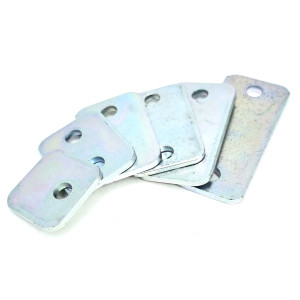 Plaque supérieure simple pour colliers de fixation