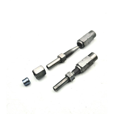 Embout à visser tube lisse droit pour flexible graissage