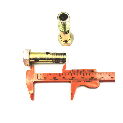 Vis creuse double banjo métrique acier pour huile carburant