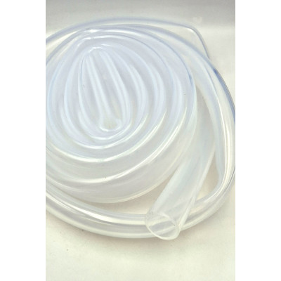 Tuyau silicone translucide flexible et souple