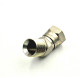 Adaptateur femelle BSP X mâle BSP coudé 45° raccord hydraulique acier
