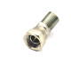 Adaptateur femelle BSP X mâle BSP coudé 45° raccord hydraulique acier