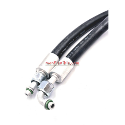 Tuyau de climatisation équipé sur mesure flexible a/c standard