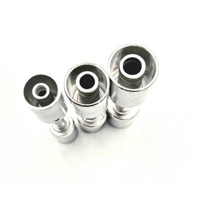 Embout pré-serti double jupe alu pour tuyau A/C climatisation Standard