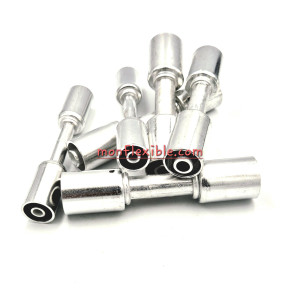 Embout pré-serti double jupe Alu pour tuyau A/C climatisation Mince