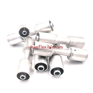 Embout pré-serti double jupe alu pour tuyau A/C climatisation Standard