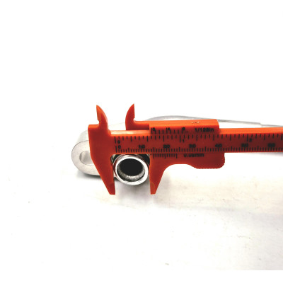 Embout a bride Alu coudé 90° pour tuyau de climatisation R134a