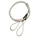 Chaussette de sécurité double boucle acier