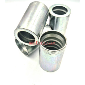 Jupe à sertir double accroche Interlock pour flexible hydraulique nappé 4SH