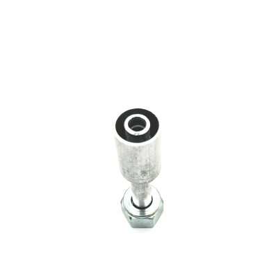 Embout pré-serti avec jupe Alu droit pour tuyau de climatisation mince R134