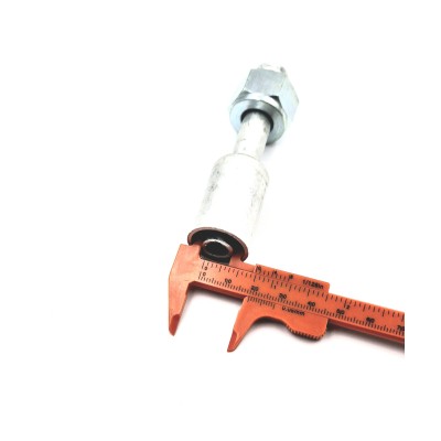 Embout pré-serti avec jupe Alu droit pour tuyau de climatisation mince R134