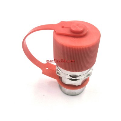 Bouchon pour coupleur mâle à visser en plastique