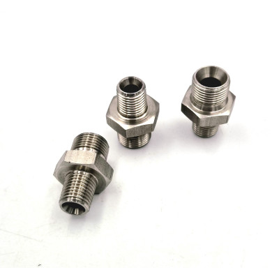 Adaptateurs union double mâle BSP x mâle BSP conique Inoxydable