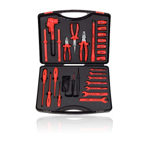 Caisse à outils isolés 1000 V - 26 pièces