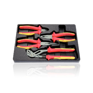 Pinces 4 pièces isolées 1000V