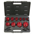 Coffret de 10 scies cloches, de 19 à 67 mm