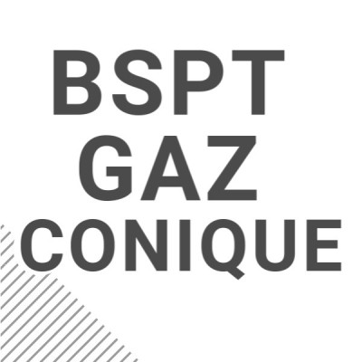 Embouts BSPT gaz conique