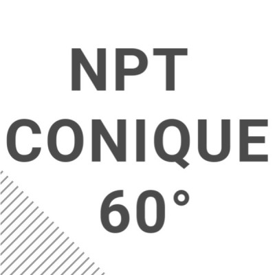 N.P.T. conique 60°